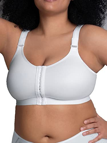 Anita Soutien-Gorge de Sport à Fermeture Devant Frontline Open 5523 Blanc 90C