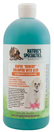 Nature's Specialties Super Remedy Hundeshampoo - Medizinisches Shampoo für Juckende Haut - Tiefenreinigendes Shampoo für Hunde - Hilft bei Juckreiz & Hautirritationen - Frischer Duft, 946ml