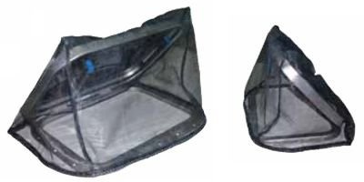 wellenshop Insektennetz Fliegengitter Moskitonetz für Dachluke 540 x 540 x 350 mm Boot