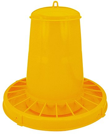 Kerbl Utfodrare för fjäderfä, plastfodertråg för ankor, gäss, kalkon, 20 liter/15 kg