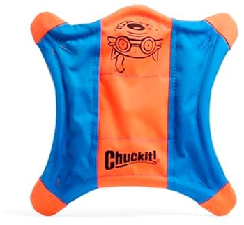 Chuckit! Flying Squirrel – Dog Toy for Interactive Toss and Fetch, Floating Disc, Medium, 24.1 cm (Pack of 1)