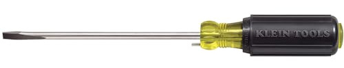 Klein Tools 605-6B Wire Bending Cabinet Tip Screwdriver 6-Inch, Made in USA
