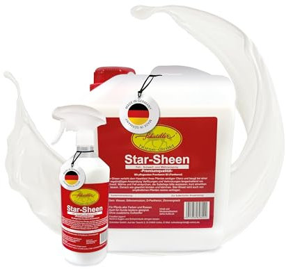 Scheidler horse-direkt Star-Sheen Mähnenspray 3l für Pferde – Langanhaltendes Schweifspray für brillanten Glanz - Leichtes Kämmen & Fellpflege – Natur Glanzspray 2,5l Kanister + 0,5l Sprühflasche