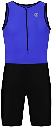 Rogelli Triathlonanzug Unisex für Damen & Herren - Ärmellos, Atmungsaktiv & Schnell Trocknend - Renn-Passform mit Rückentaschen - Florida