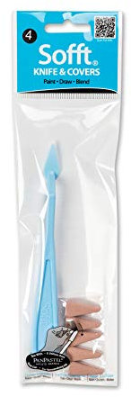 Sofft Colorfin PP65004 - Coltello 5 coperture, a punta, n. 4