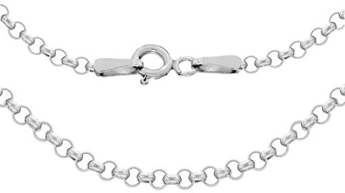 Tuscany Silver Damen Bohnenkette Sterling Silber 46cm/18zoll