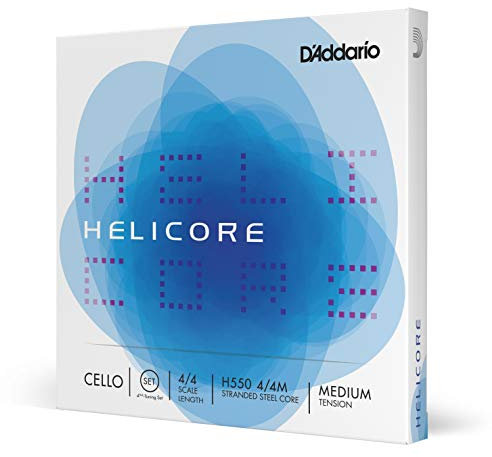D'Addario Helicore Cellosaiten-Set (4/4 Mensur, Medium-Spannung, Quartstimmung)
