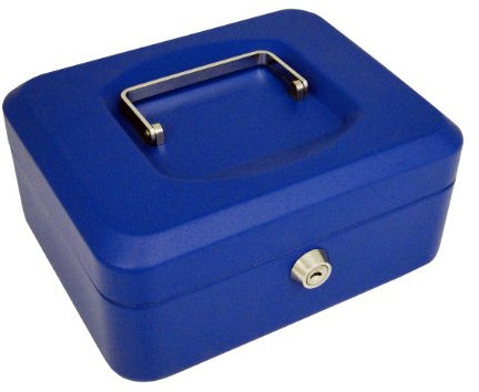 Pavo 8011742 Caissette à monnaie 15 cm Bleu