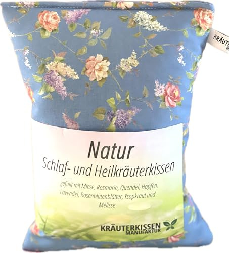 'Kräuterkissenmanufaktur – Cuscino alle erbe aromatiche, circa 25 x 20 cm Design Gufo, n. 214