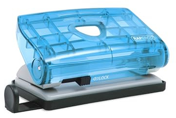 Rapesco BC810PBB Perforatrice a 2 Fori 810-P, Capacità 12 Fogli