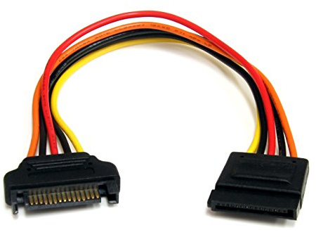 StarTech.com 8in 15 pin SATA Power Extension Cable - 8 SATA power Extension Cable - 8 SATA power Extension cord (SATAPOWEXT8)