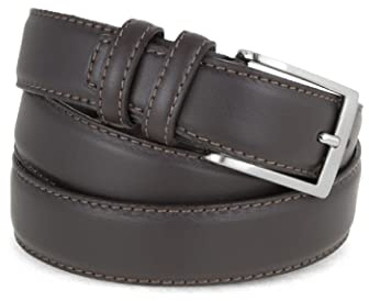 La Bottega del Calzolaio Cintura uomo in pelle testa di moro classica, elegante, artigianale e made in Italy 3,5 cm (120 cm (50/52-52/54 EU))