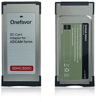 Onefavor Sxs SD-kortadapter SDHC SDXC kort i en adapter för Sony Sxs Ex1r Ex280