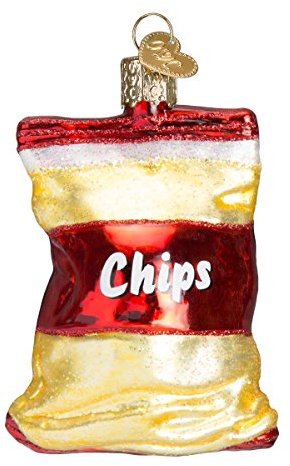 Old World Christmas Bag of Chips Glass Blown Ornaments for Christmas Tree