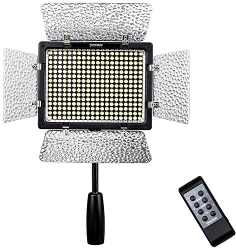 YONGNUO YN-300 III LED Camera Video Light 3200k-5500k for DSLR Canon Nikon Olympus Pentax Samsung Sony with IR Remote Phone Operation