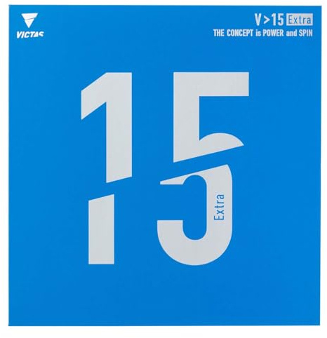 VICTAS V>15 extra bordtennisgummi (röd, max)