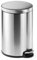 Durable 340223 Poubelle à Dite Silencieuse 20 Litres 292 mm en Acier Inoxydable Coloris Argent Métallisé