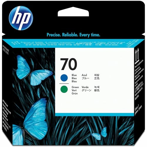 HP 70 Blue & Green DesignJet Printhead (C9408A) for DesignJet Z3200 & Z3100 Large Format Printers