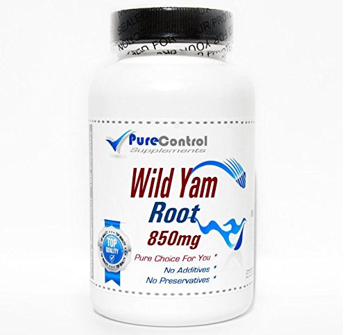 Wild Yam Root 850mg // 200 Capsules // Pure // by PureControl Supplements