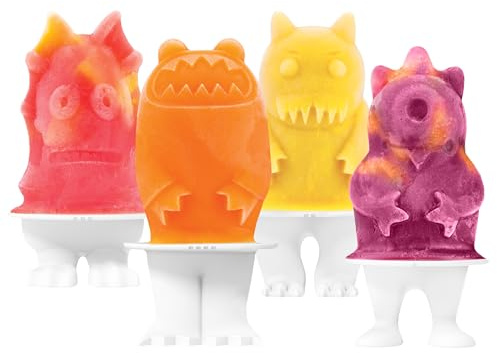 Tovolo, Freezer Pop Molds Monsters Set 4, 1 Count