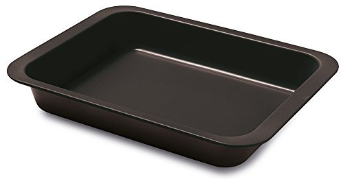 Guardini, Lasagnera 30x40 cm, Acciaio con rivestimento antiaderente, Nero, Made in Italy, Linea Gardenia