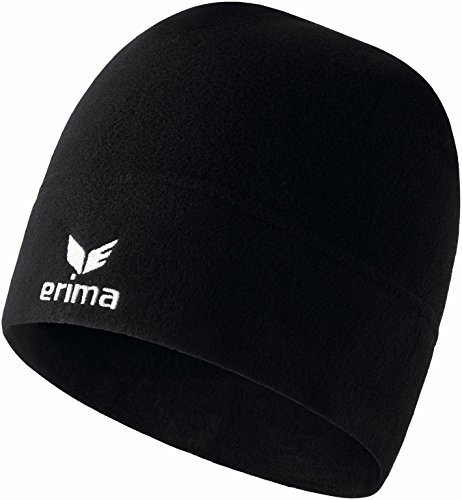 Erima Erwachsene Basic Line Fleece Beanie (118404), schwarz, M