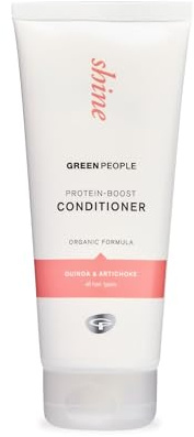 Green People Protein-Boost Conditioner - For Bounce & Shine - Silicone & SLS Free - Natural, Organic & Vegan, 200ml