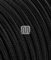 Merlotti 20310 - Cable eléctrico Redondo H03VV-F, 2 x 0,75 mm², Negro, 3 m
