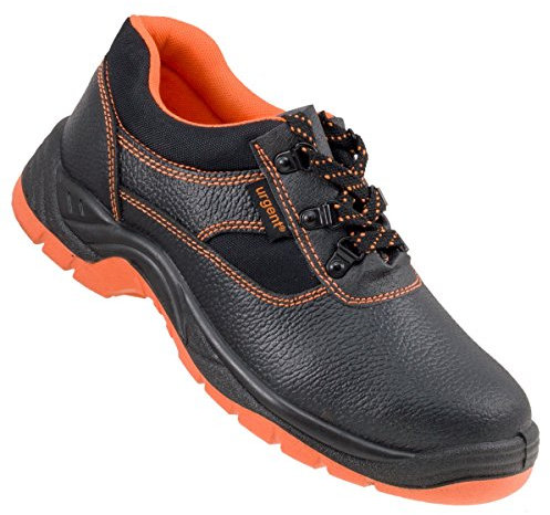 Urgent Arbeitsschuhe Sicherheitsschuhe Modell 201 S1 EN ISO (Schwarz, EU Schuhgrößensystem, Erwachsene, Numerisch, M, 39)