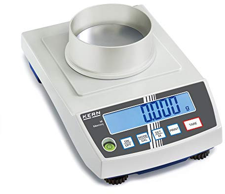 KERN Präzisionswaage PCB (Wägebereich 100 g, Wägeplatte 81 mm, Laborwaage, Ablesbarkeit 0,001 g, Linearität 0,003 g, Kleinstes Teilegewicht (Normal) 0,02 g/Stück) PCB 100-3