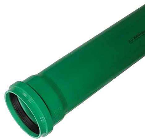 Ostendorf Tube Polypropylène (PP) DN110 500 mm avec manchon et bague d'étanchéité