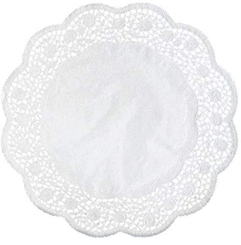 6 Centrini In Carta Pizzo Per Vassoi Ø 36 cm