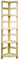 HOLZREGAL Kiefer Massiv Regal Bücherregal Büroregal Modulregal R-* 8 Varianten (R-11 HxBxT 166x33x33 cm)