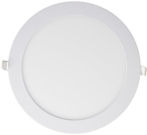 wonderlamp Downlight LED redondo extraplano blanco 18W. 1480 lm. Luz fría (6000°K). 30.000H.