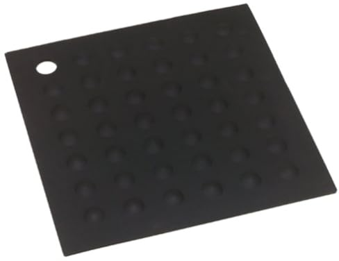 Lamson Original Silicone Hotspot - 7 x 7 Pot Holders for Kitchen, Black Hot Plate & Silicone Pad, Heat Resistant to 450°F, BPA Free, Dishwasher Safe, Slip Resistant, Professional Use