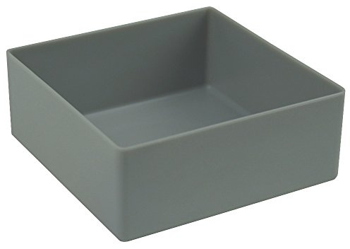 6 st. universella sorteringslådor, grå, storlek: ca 10 x 10 x 4 cm (L x B x H)