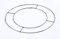 5 X 10 wire wreath rings flowers/grave/memorial craft christmas wreath