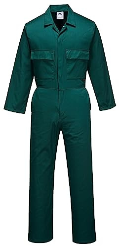 Portwest S999 Homme Euro Workwear Combinaison De Travail En Polycoton Vert Bouteille, XXL