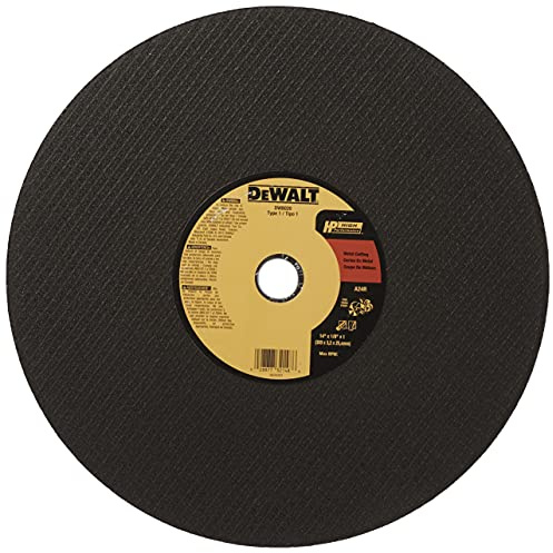 DEWALT DW8020 Metal Port Saw Cut-Off Wheel, 14-Inch X 1/8-Inch X 1-Inch