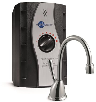 InSinkErator H-ViewC-SS Involve View Instant Hot Water Dispenser System with Stainless Steel Tank, Chrome