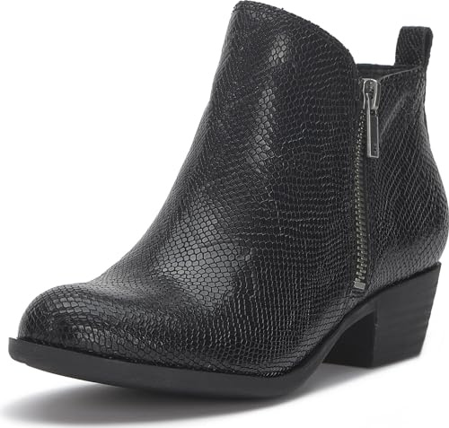 Lucky Brand Basel, Botas Cortas al Tobillo Mujer, Negro, 42.5 EU