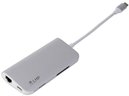 LMP USB-C mini Dock - 8-Port USB-C Dock - Silber