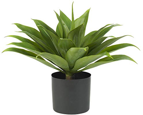 Casi Natural 6565 Agave Planta de Seda Decorativo, Verde