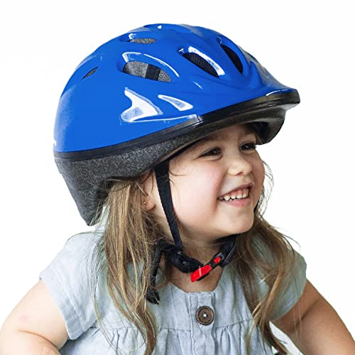 Joovy Noodle Multi-Sport Helmet XS-S, Kids Adjustable Bike Helmet, Blueberry