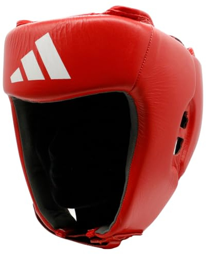 adidas World Boxing Licensed Head Guard - Adjustable, Non-Slip Forehead & Ear Protection, Headguard for Boxing, Training, and Sparring