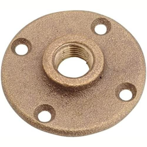 Anderson Metals 738151-08 Brass Floor Flange, 1/2