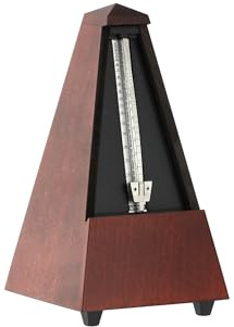 WITTNER 801M Metronome System Maelzel without Bell, Mahogany Coloured, Mat Silk