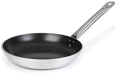 LACOR Chef Aluminium Non-Stick Frying Pan, Silver/Black, 26 cm