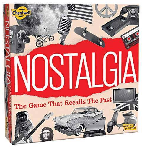 Cheatwell Games Nostalgia Board Game - British Quiz Game With Over 1000 Questions - Covers The 60s To The 90s - For Ages 16+, 3+ Players
