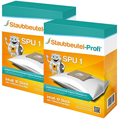 20 Staubsaugerbeutel geeignet für Grundig VCC 5850 Bodyguard von Staubbeutel-Profi®